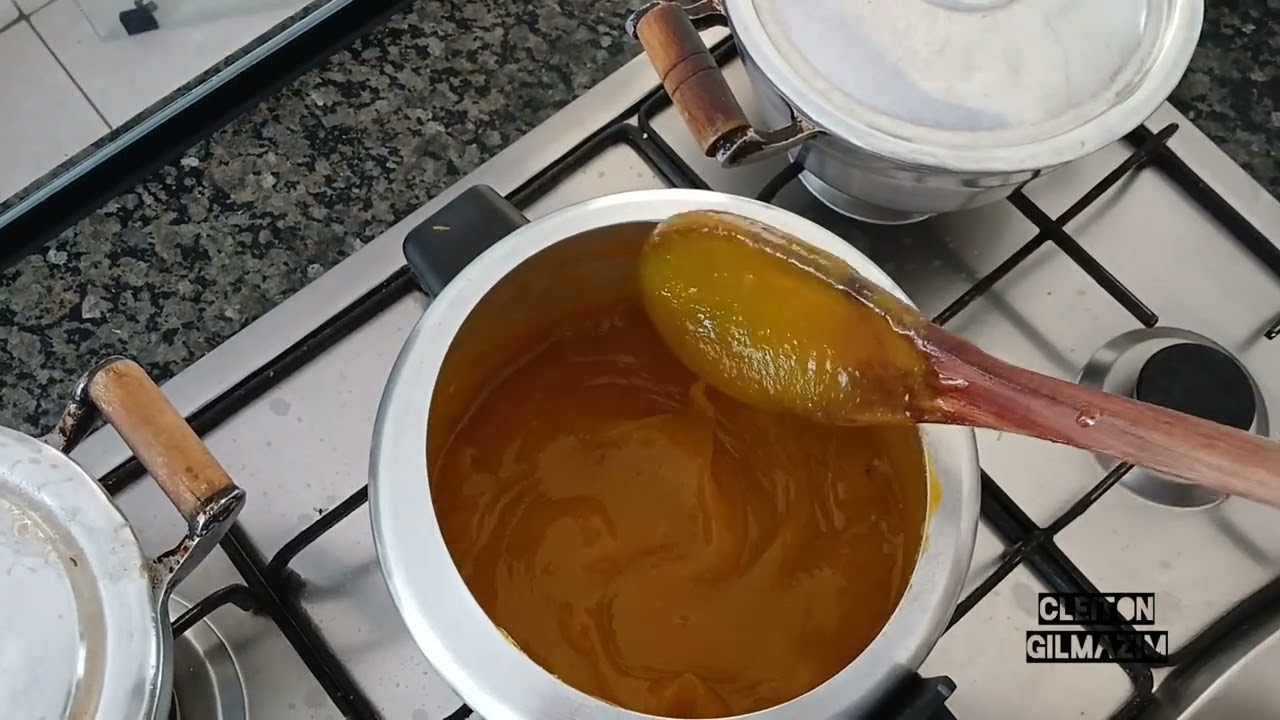 Doce de manga caseiro 