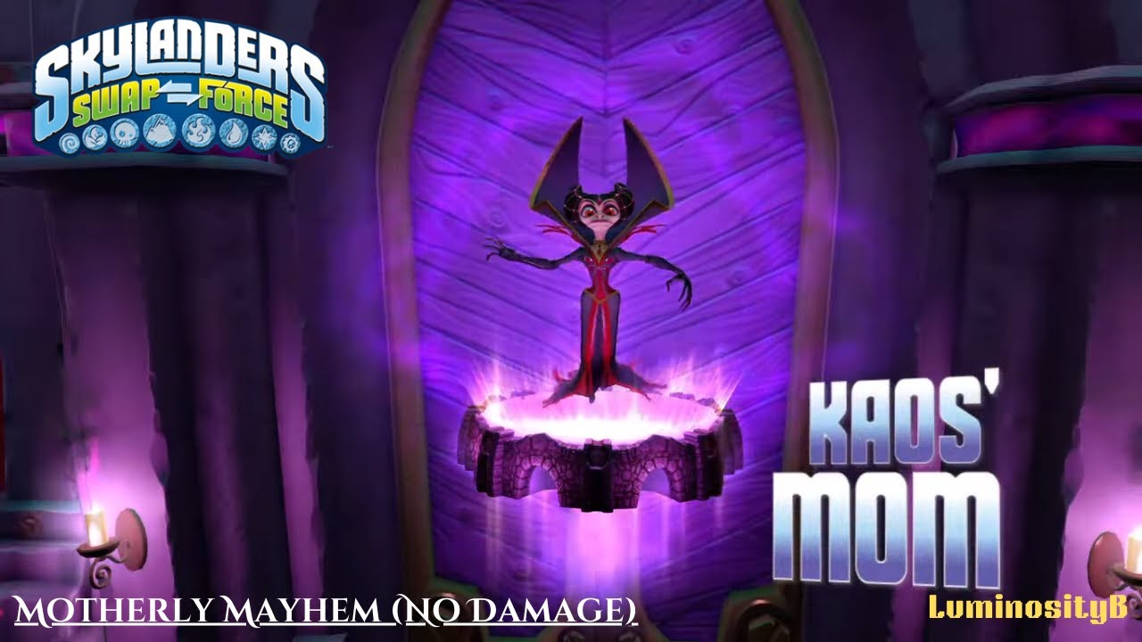 Skylanders Swap Force Kaos' Mom Boss Battle (No Damage)