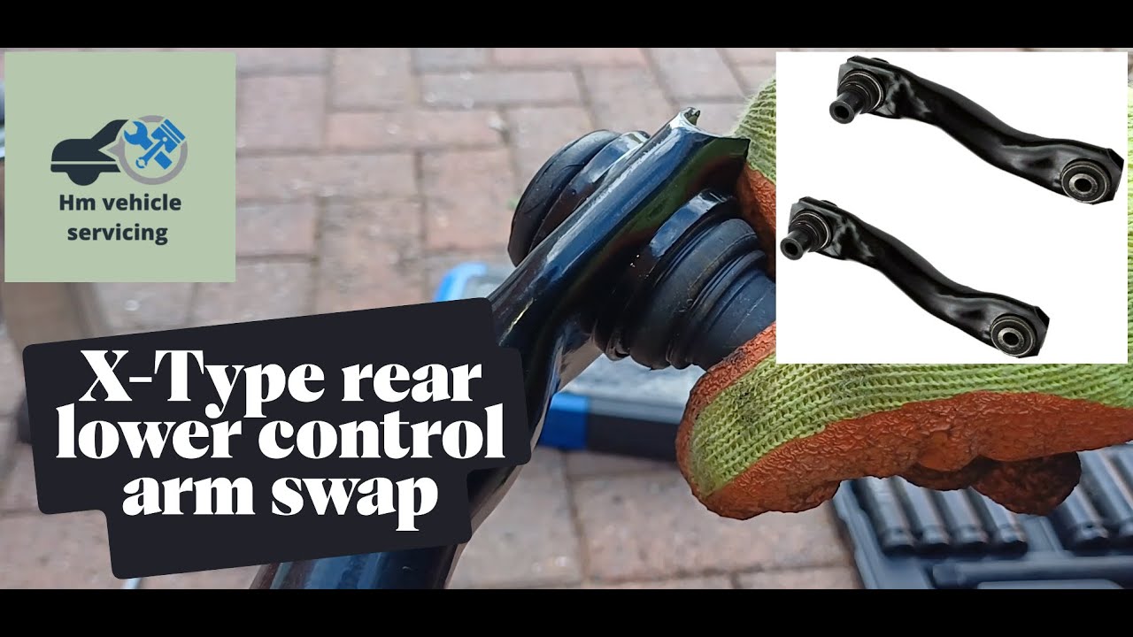 Jaguar X-Type rear lower control arm replacement 