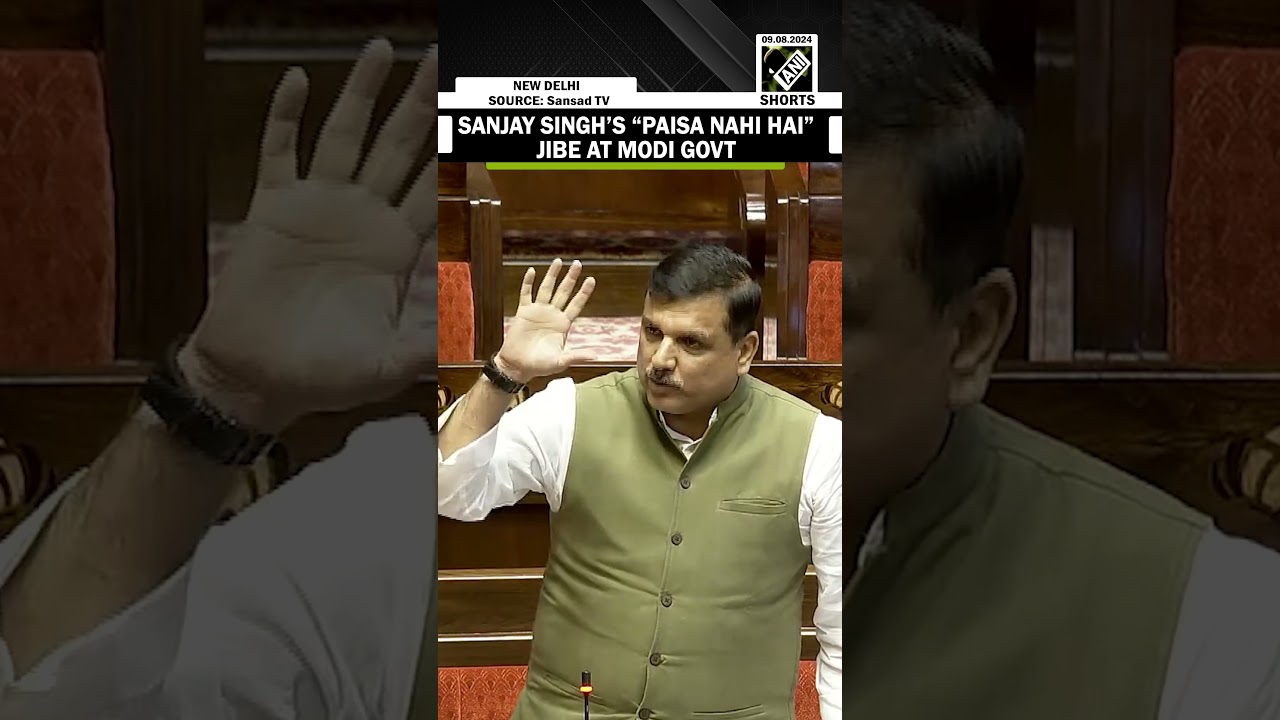 &ldquo;Paisa Nahi Hai&hellip;&rdquo; AAP MP Sanjay Singh goes ballistic against Modi Govt in Rajya Sabha