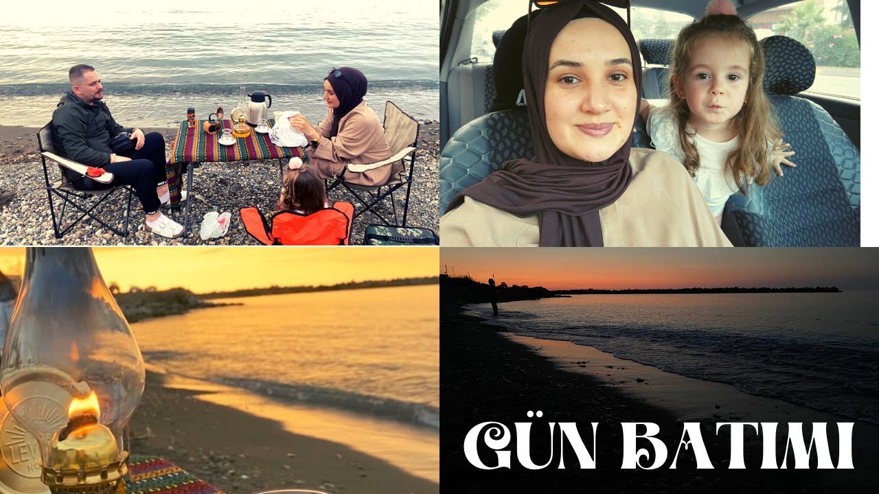 SAHİLE GİTTİK || HUZUR || YEMEK || GÜNLÜK VLOG || TRABZON SAHİLİ || GÜN BATIMI || MARKET ||
