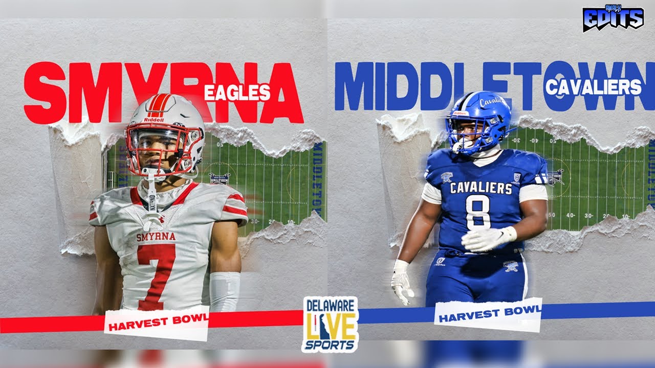 Smyrna visits Middletown Football LIVE from MIddletown