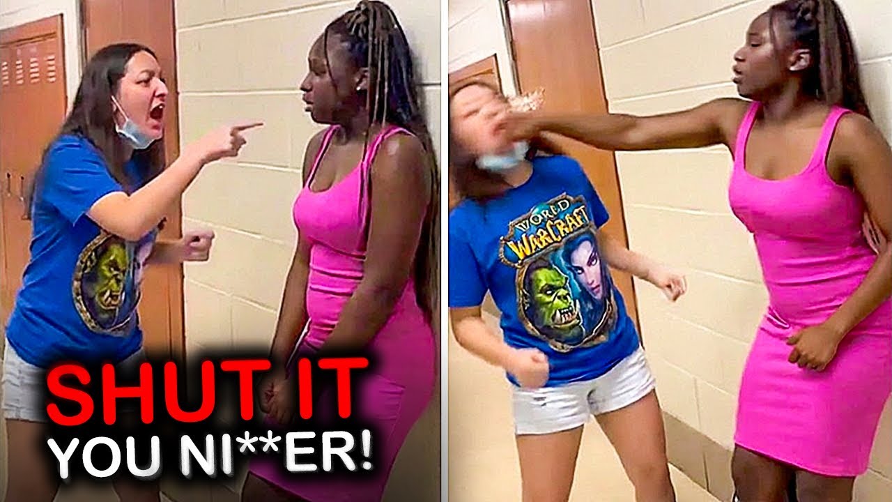Racist Karen CALLS Her NI**ER And Gets KNOCKED OUT COLD!