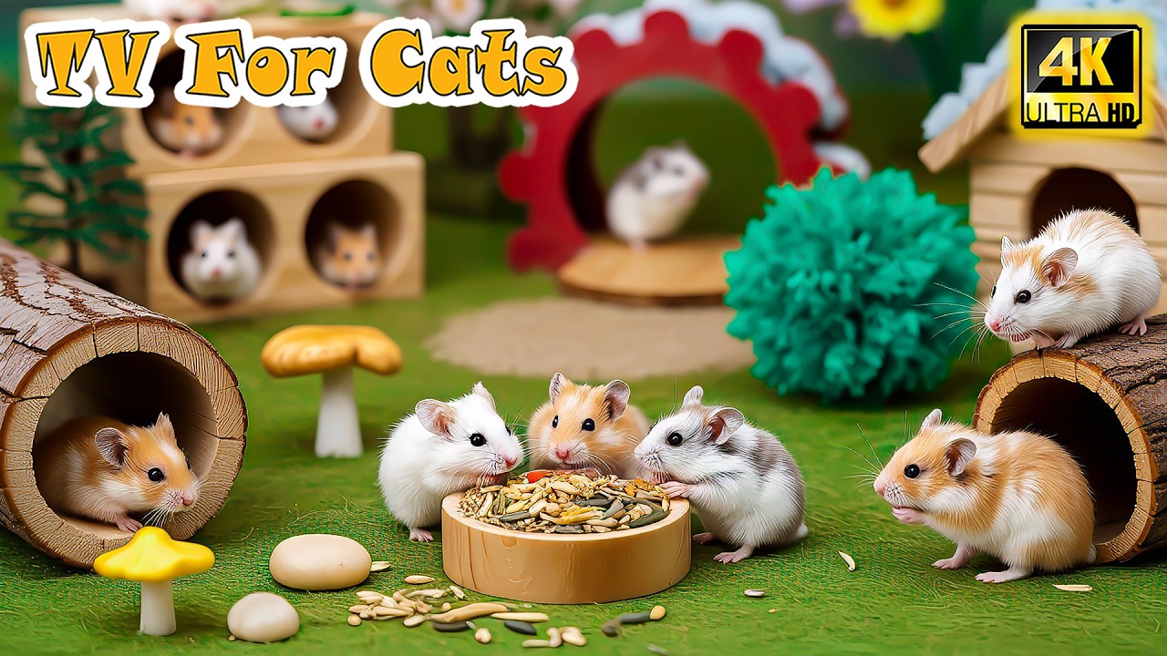 🔴 Calming CAT TV – Real Mice Hide & Seek to Help Your Cats Relax All Day | Best Videos for Cats
