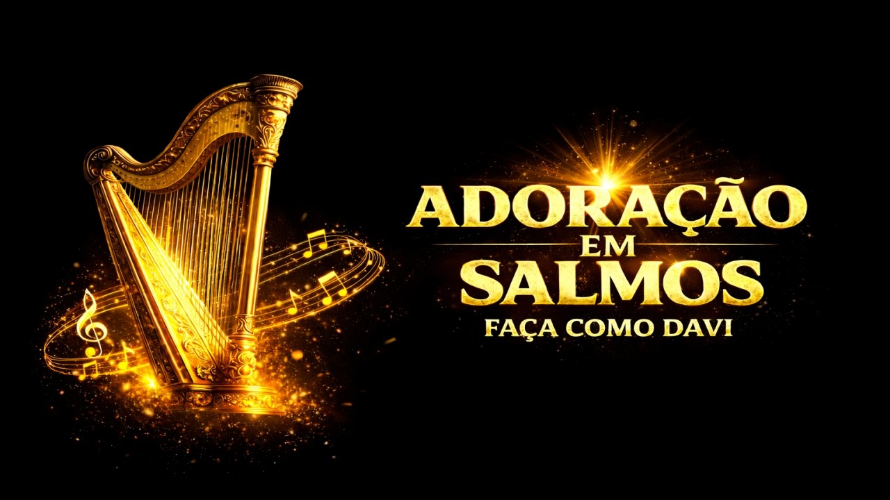 SALMOS EM LOUVORES - 1 HORA DE SALMOS CANTADOS - ADORE COMO DAVI ADOROU E SINTA A GLÓRIA DE DEUS
