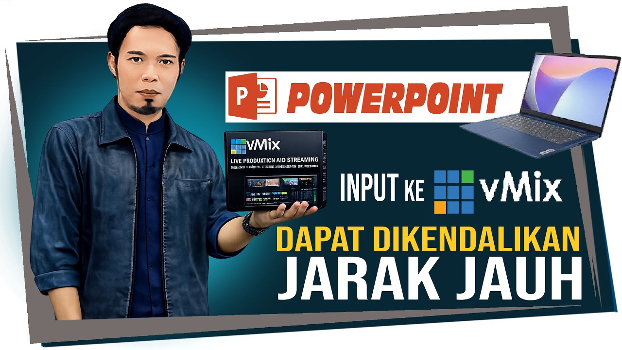 Cara Duplikat / Mirorring Monitor PC ke PC Lain  || Presentasi Powerpoint