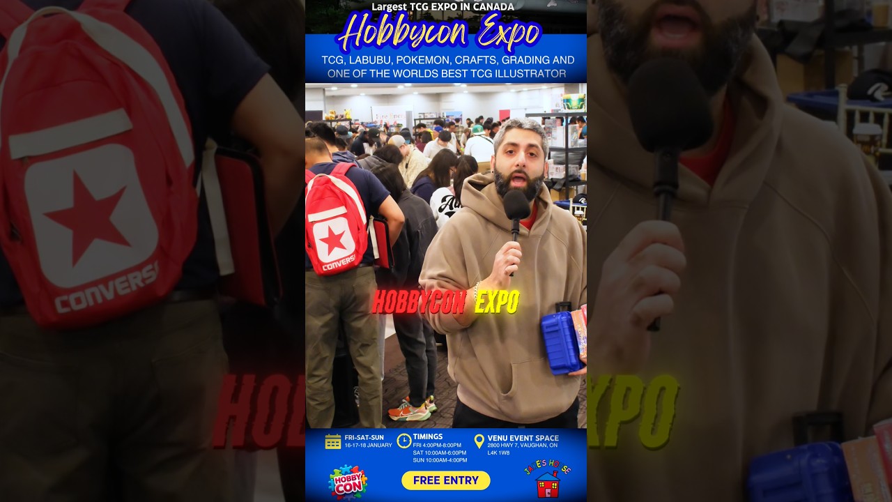 Free Pok&eacute;mon Expo?! 😱 Canada&rsquo;s Largest TCG Event Ever | Hobbycon Expo 2026