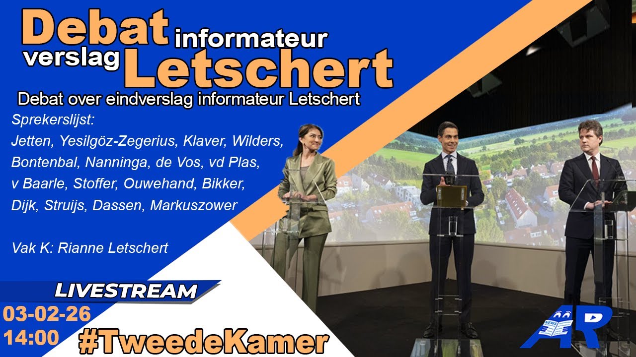 Terugkijken: Debat over het eindverslag van de informateur - Kabinetsformatie Jetten Tweede Kamer