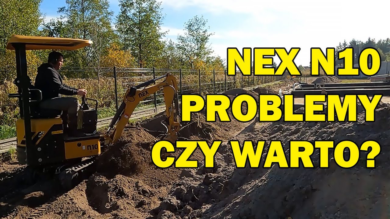 132. Minikoparka Nex N10: budowa drogi i przyłączy. Czy to nie za dużo na taką ZABAWKĘ?