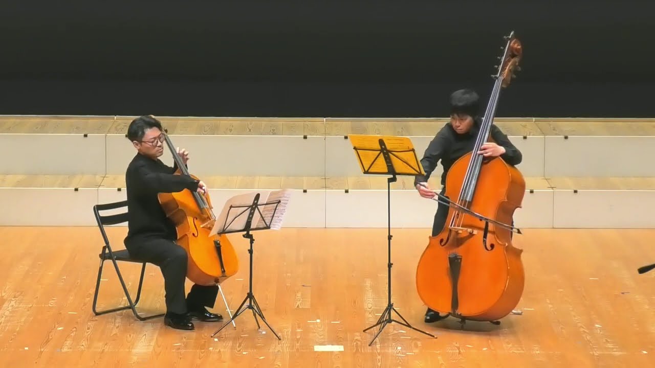 J. Goltermann : Souvenirs de Bellini for Cello and Contrabass