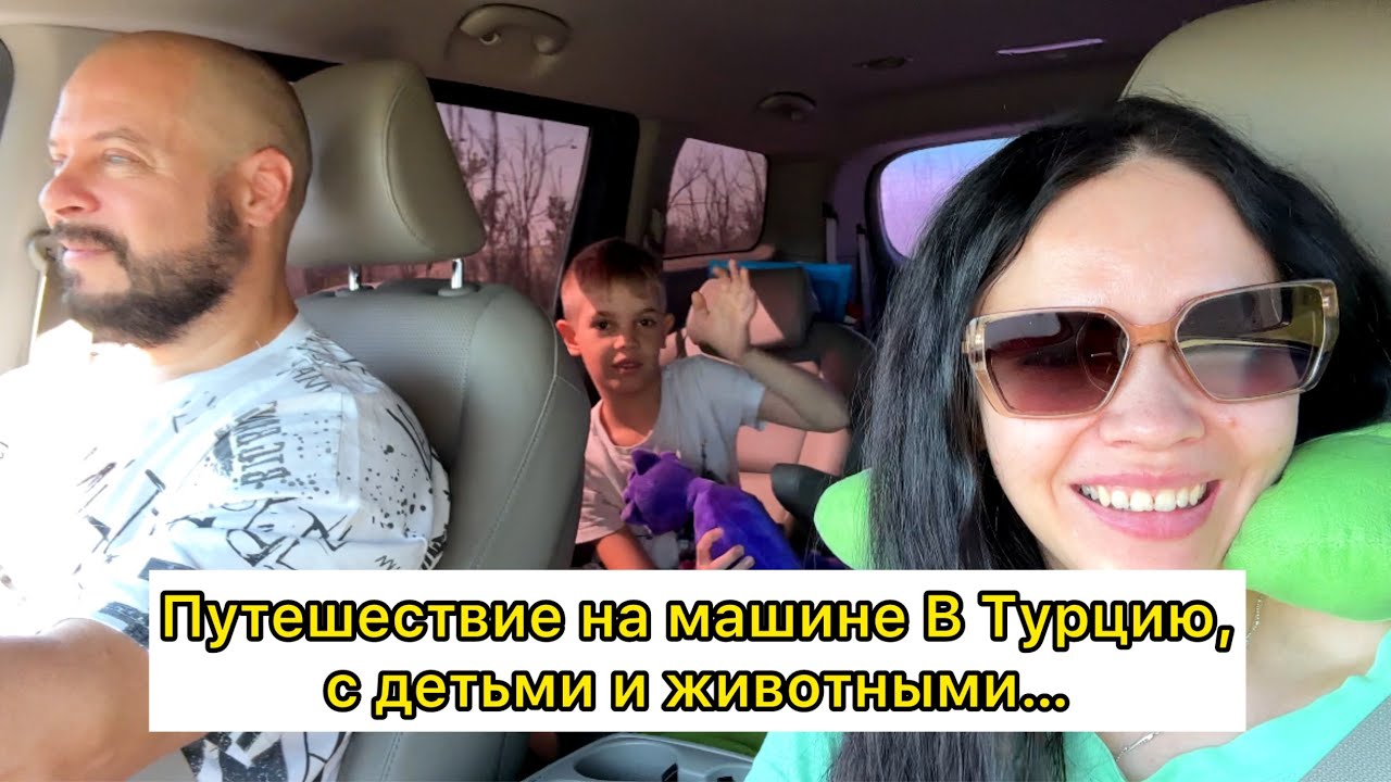 В Турцию на машине из России (Тюмень) с детьми и животными 06.2024