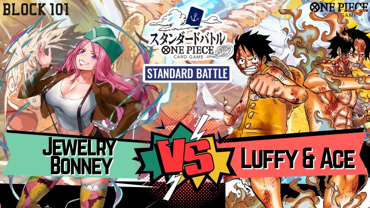 OPCG | Standard Event | Green Jewelry Bonney vs Red Green Luffy & Ace