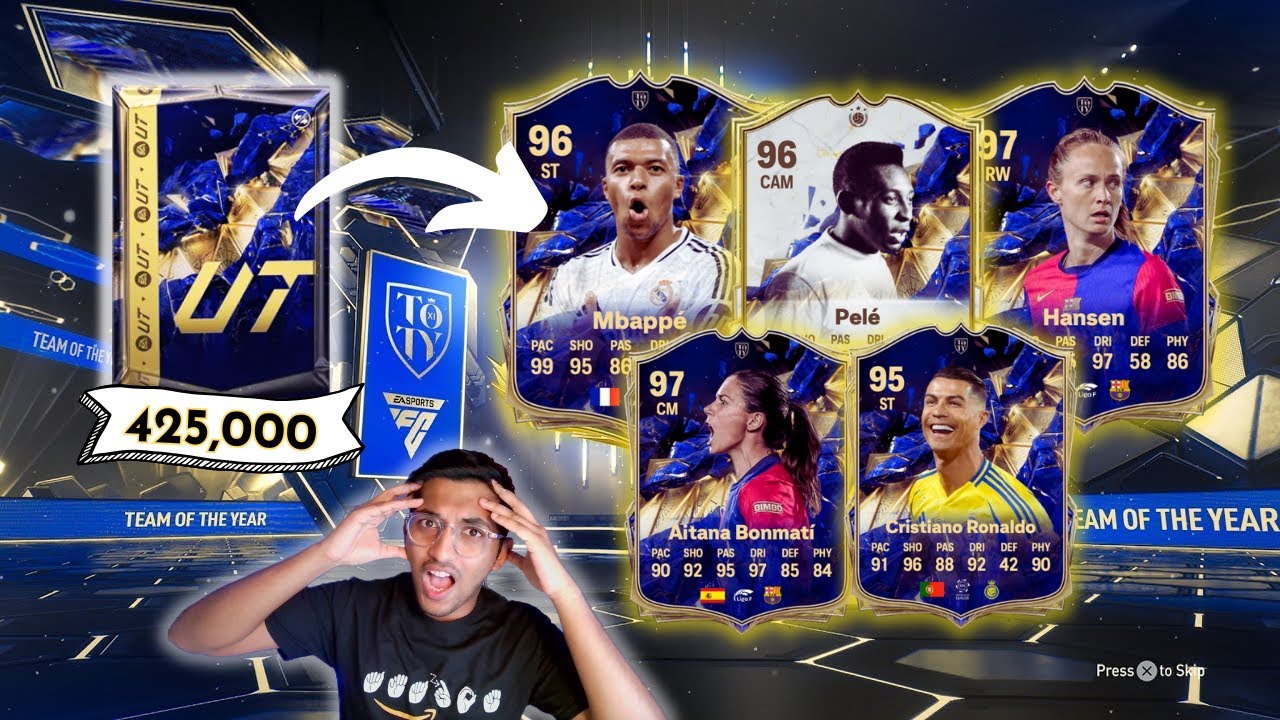 Packed 7 x TOTYs!!! 425k 89+ Lightning rounds...