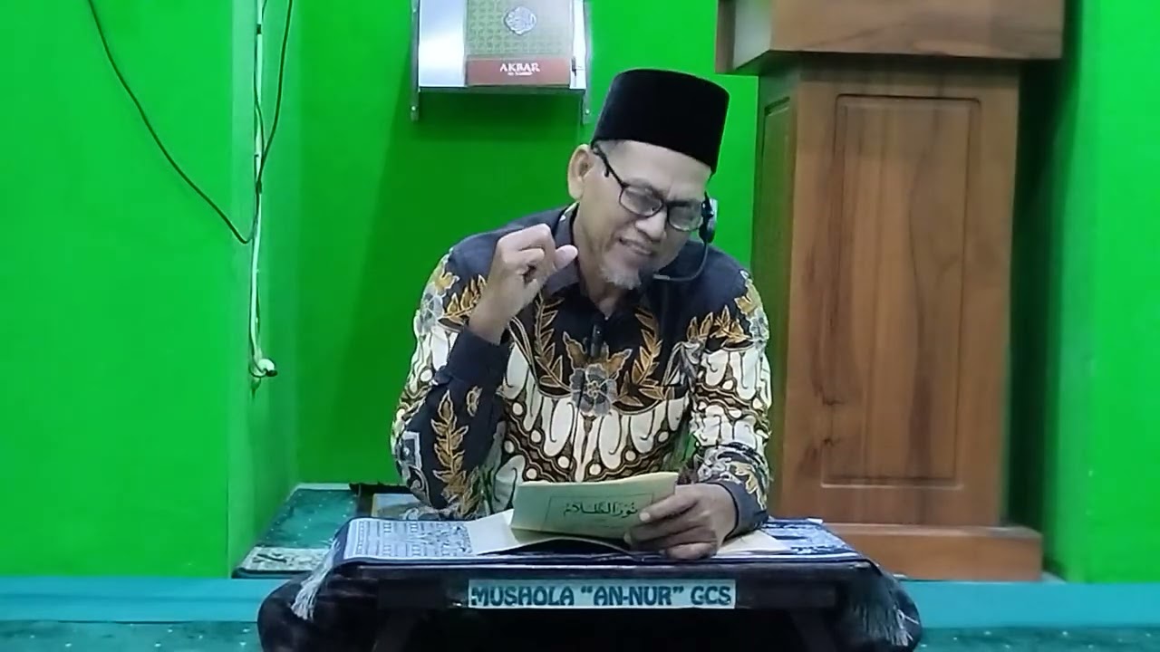Kajian Ahad Pagi Kitab 'Aqidatul Awam bersama Bp Ust. H. Achmad Rois, S.Ag