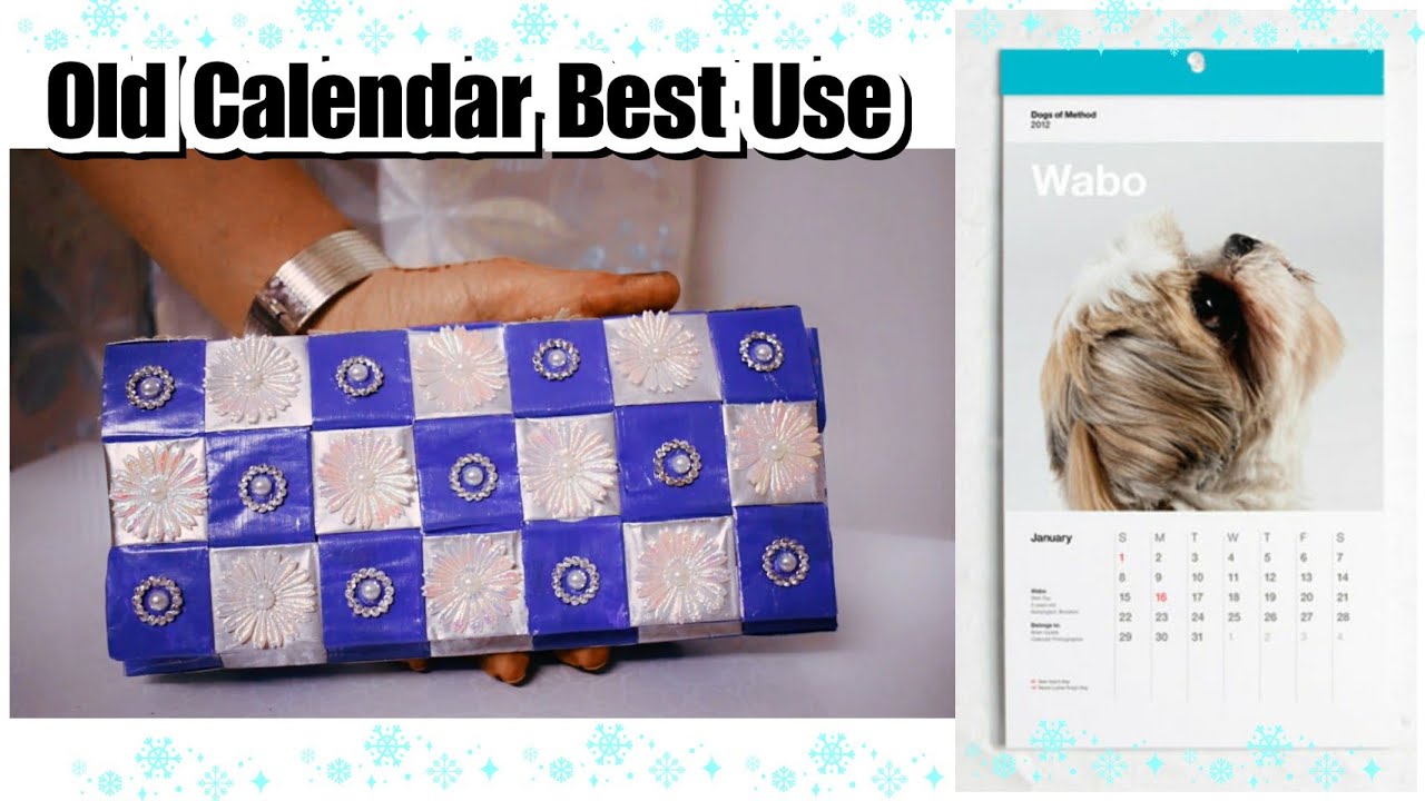 How to make Clutch from Old Calendar | DIY Clutch From Waste Material | Best Out Of Waste