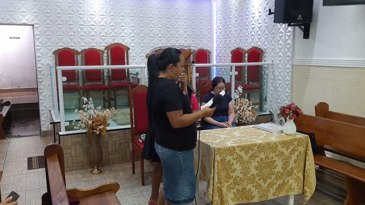 Culto círculo de oraçãoAD Belém Santana do agreste irmã Bianca e filha Lorrany louvando  12/02/2026