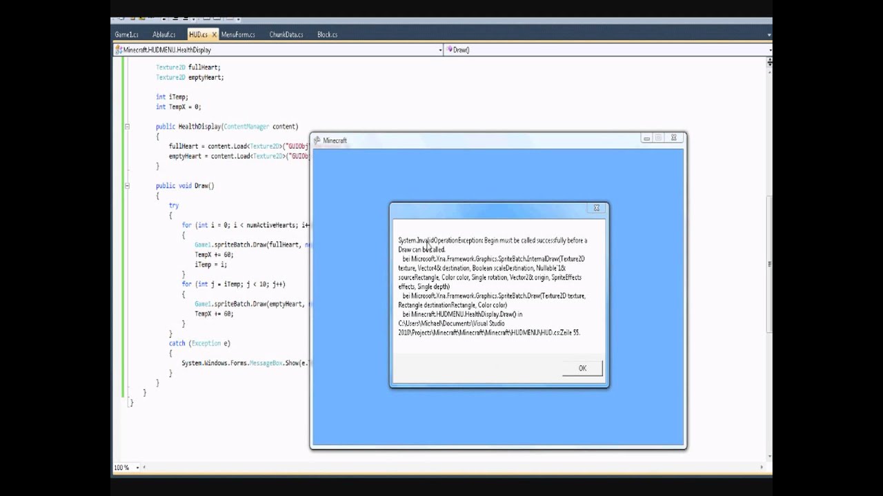 Making a minecraft clone programming timelpapse part 1