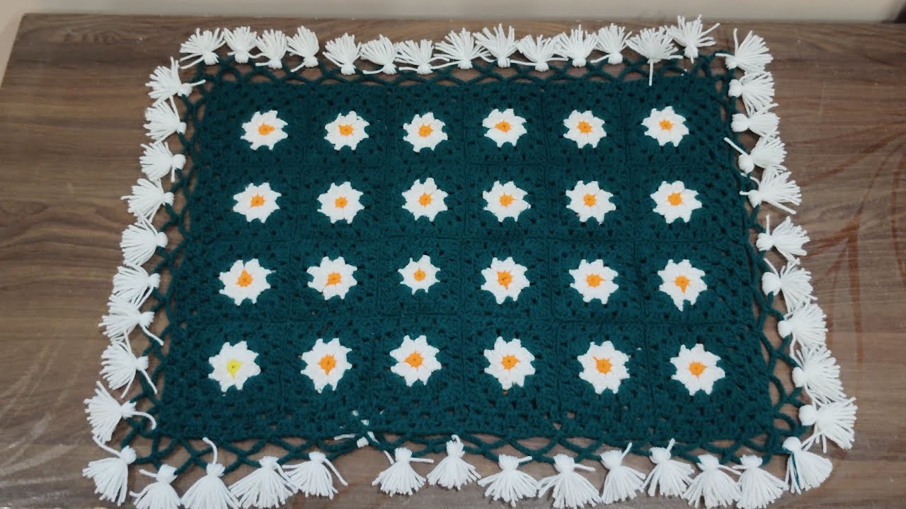 How to crochet table/ stule cloth step by step full tutorial video #crochet #beginners #tutorial 