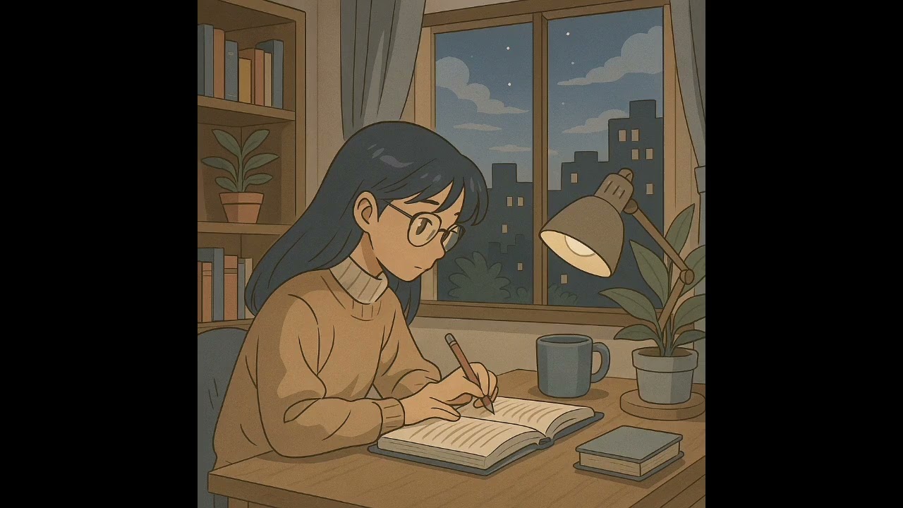 Soft Study Lofi – Chill Lofi in a Cozy Anime Room