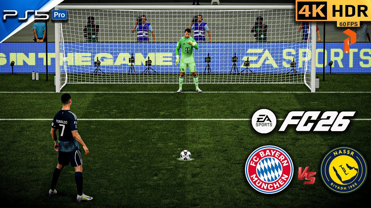 Ronaldo, Messi, Mbappe & Haaland 🤯 Bayern Munich vs Al Nassr | FC 26 PS5 4K HDR #fc26 #ps5 #4k #fifa
