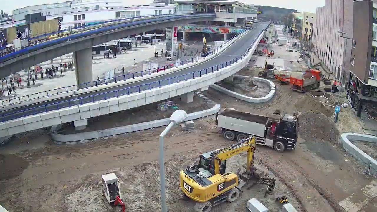 Timelapse herinrichting Gooilandsingel Rotterdam