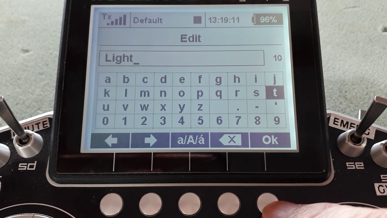 Jeti - making switches to operate devices e.g. lights