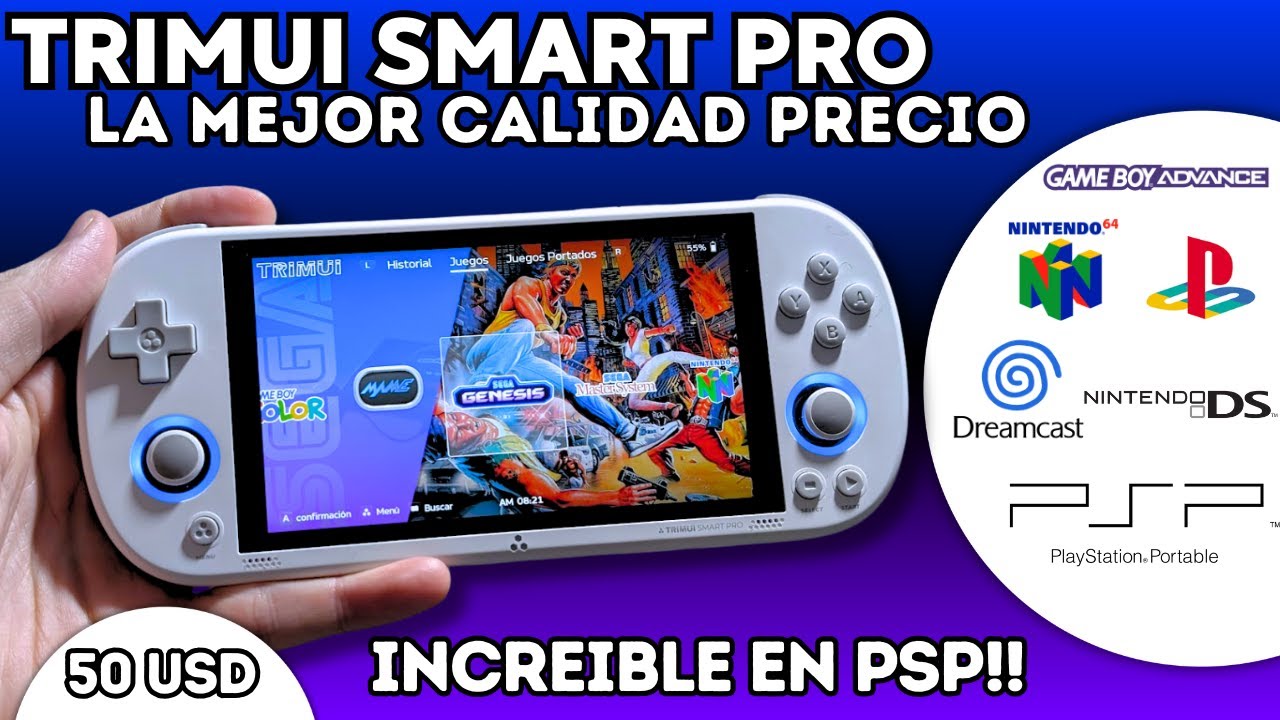 Trimui Smart Pro Emula PSP de manera increíble, Excelente calidad precio!