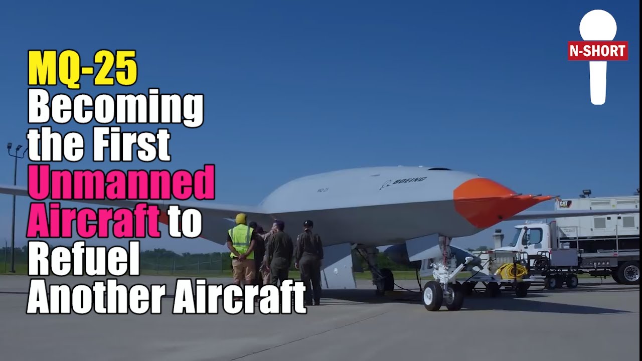 The MQ 25 of Boeing becomes the first unmanned aircraft to refuel another aircraft #MQ25 #Boeing