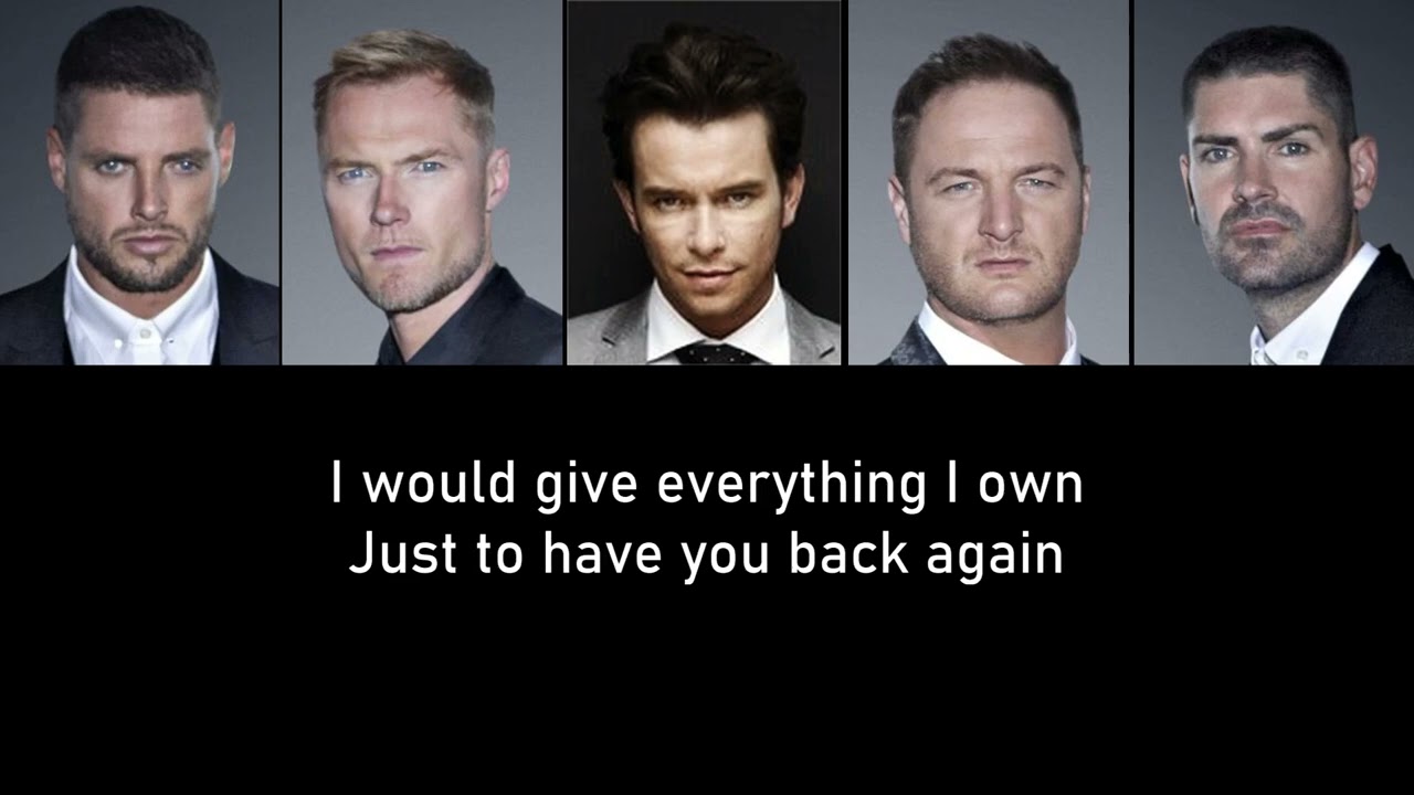 Boyzone feat. Stephen Gately - Everything I Own