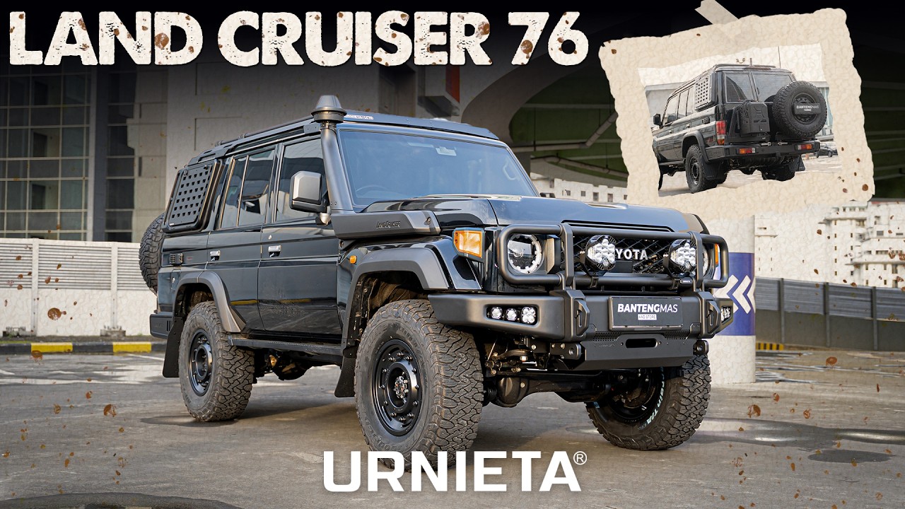TOYOTA LAND CRUISER 76 FULL OPTION URNIETA: MODIFIKASI TERMEWAH & PALING FUNGSIONAL!