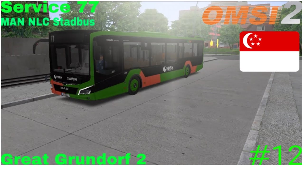 OMSI 2 | Great Grundorf 2 | Route 77 | MAN NLC Stadbus