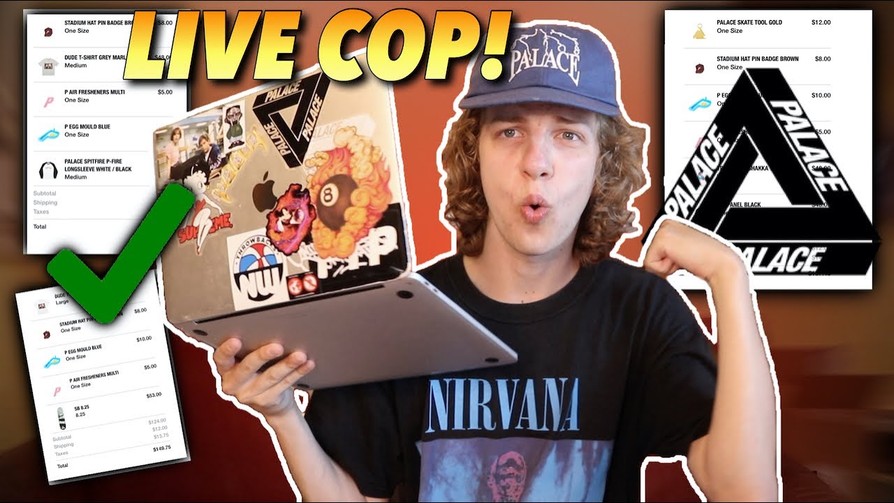 RETURN OF LIVE COPS...I SPENT $500! Palace Live Cop + Lookbook Reaction