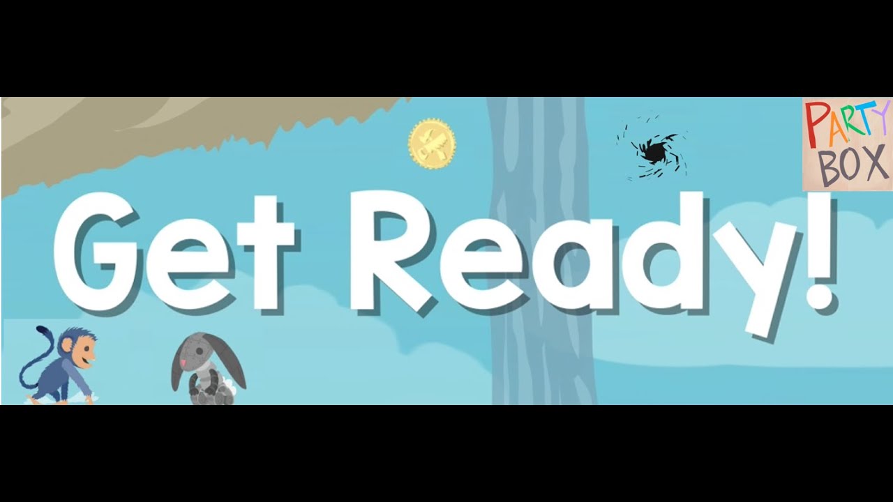 Robot Bunny Vs Monkey (We Get RUNOVER By A Train!)
