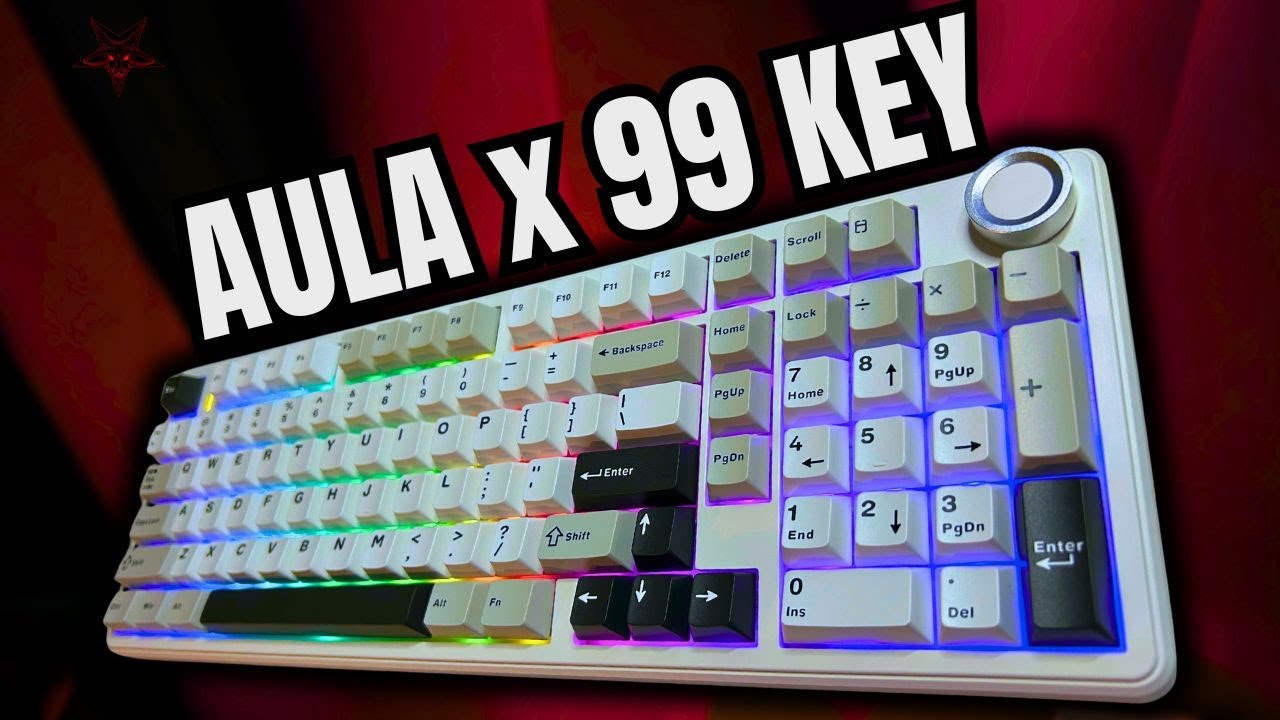 AULA F99 Pro | Беспроводная механическая клавиатура с 99 клавишами и переключателями Leobog Stara...