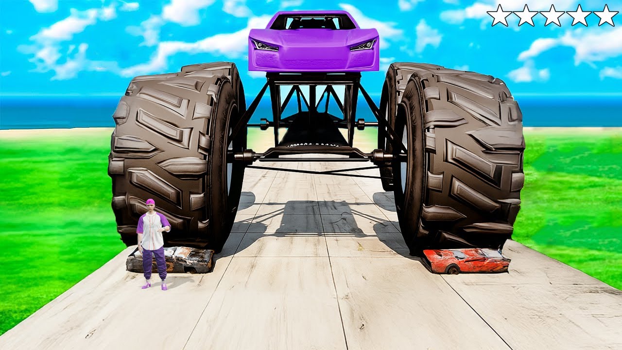 AM colectat MASINI GIGANTICE in GTA 5!