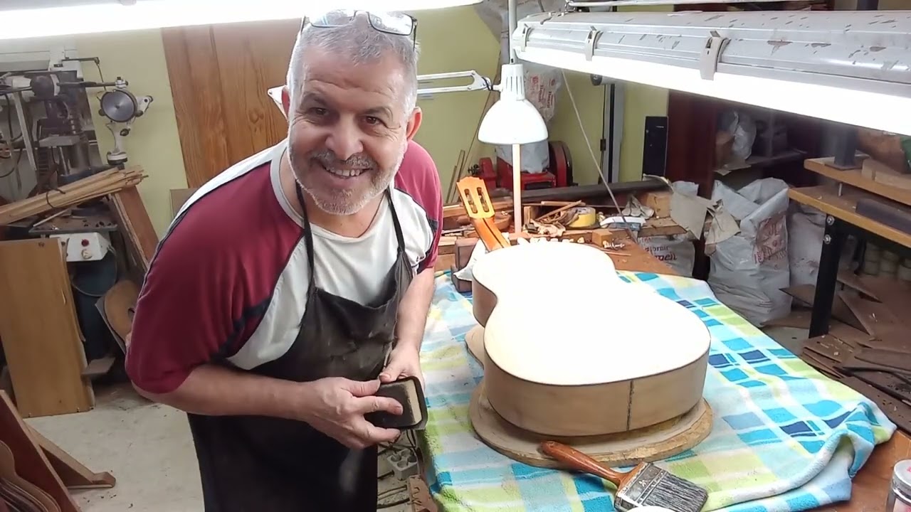 Teñir aros y fondo de guitarra 1