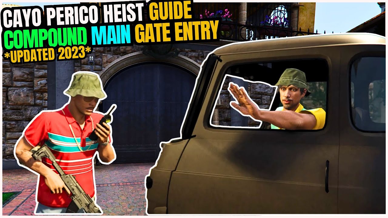 NEW Cayo Perico SOLO Compound MAIN GATE ENTRY - EASIEST HEIST GTA 5 ONLINE
