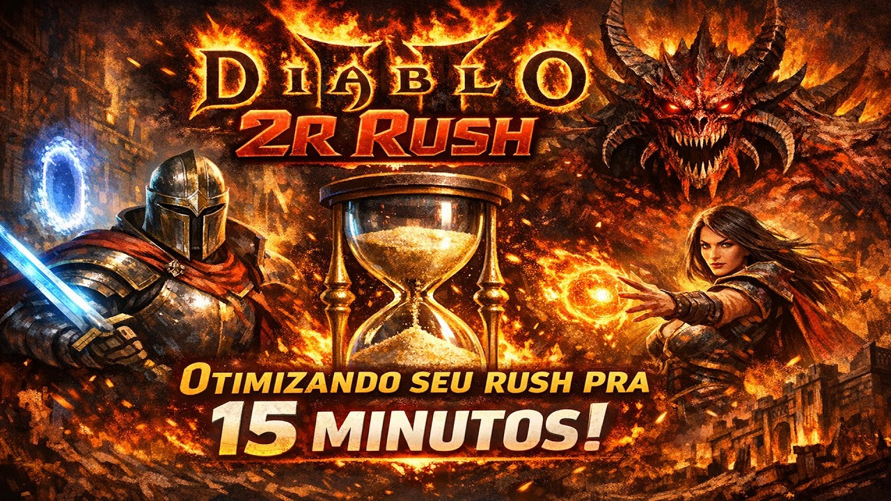 Diablo 2R - Rush em 15 a 20 Minutos!