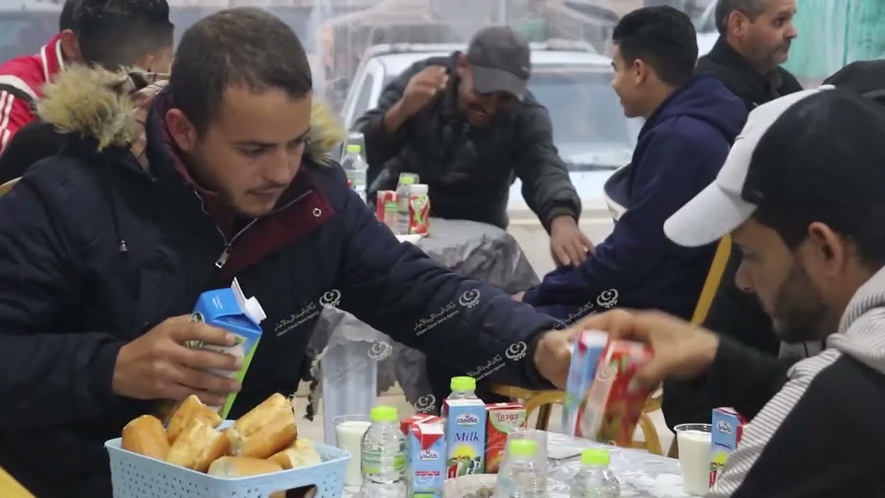 عودة مائدة الإفطار الرمضانية لاستقبال ضيوف الرحمن وعابري السبيل بمدينة زوارة  LCNA