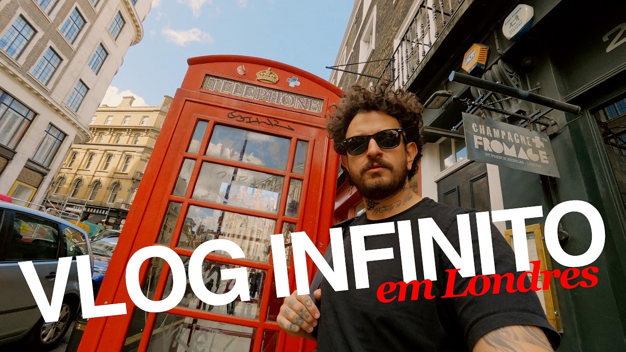 TUDO PARECE FILME EM LONDRES - VLOG INFINITO com DJI Action 6
