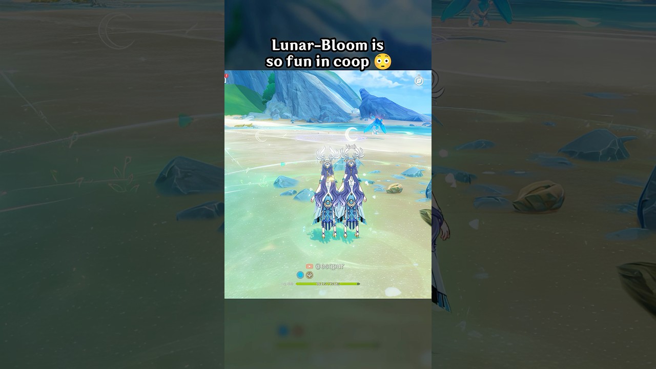 Lunar-bloom Is So Fun in Coop 😳