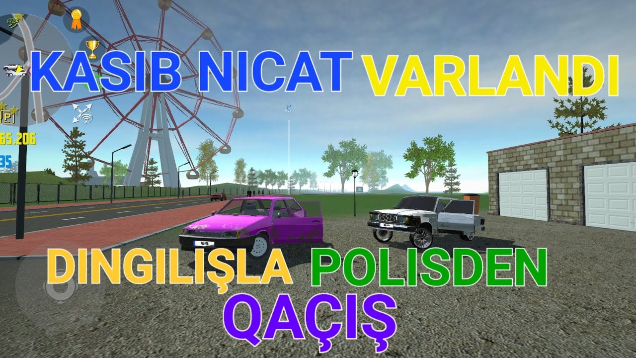 CAR SIMULATOR 2😆KASIB NICAT MAFYA ILƏ ƏLBİR İŞ GORDÜ😲DINQILIŞLA POLİSDƏN QAÇIŞ