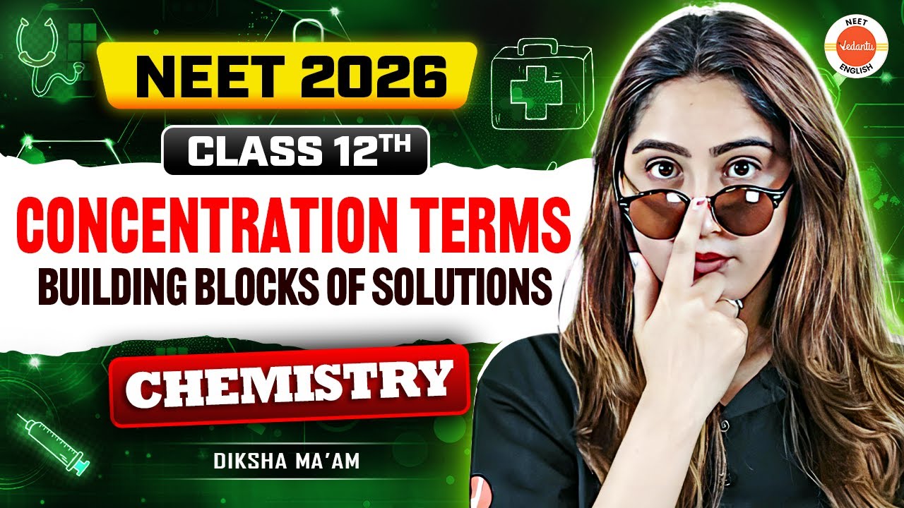 CONCENTRATION TERMS: Building Blocks of Solutions | Class 12 Chemistry | Diksha Ma’am