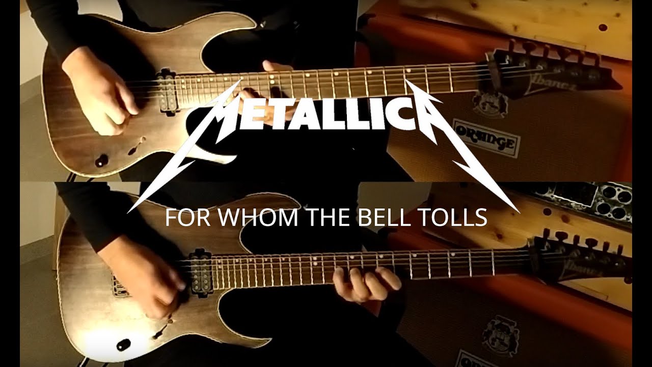 Metallica - For Whom The Bell Tolls (Drop A# guitar cover with Hetfield's vocals)