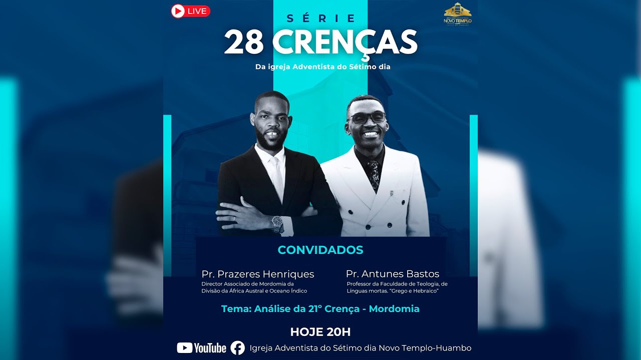 SÉRIE 28 CRENÇAS || 08 DE OUTUBRO DE 2025.21ª Crença: Mordomia Cristã.