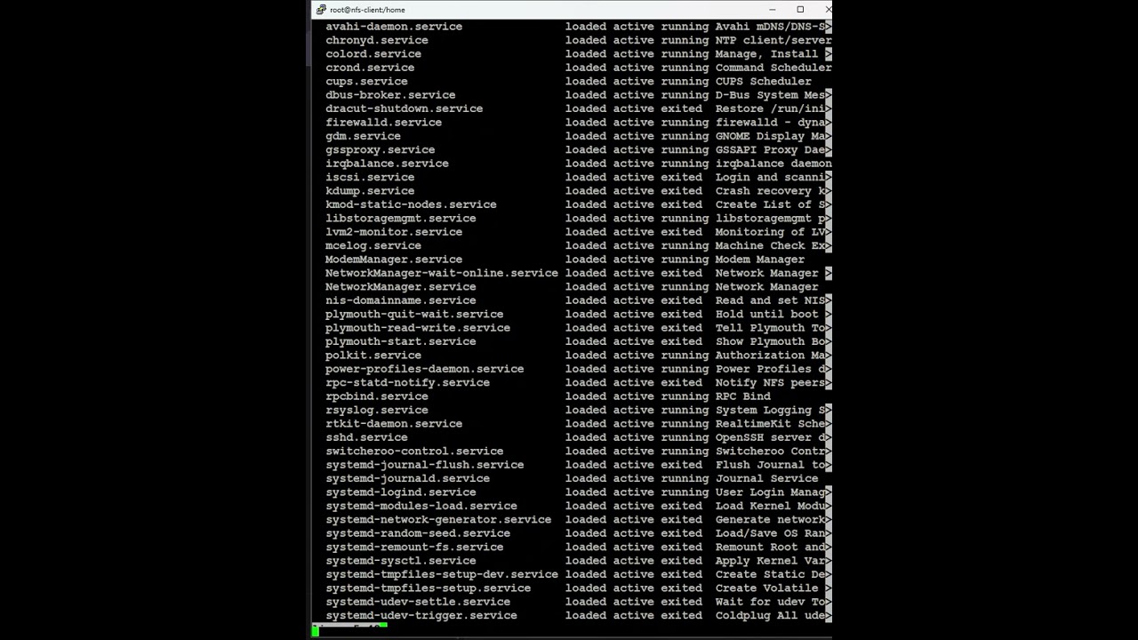 Red Hat Linux - systemctl command in Red Hat Linux OS - how to get a list of services running