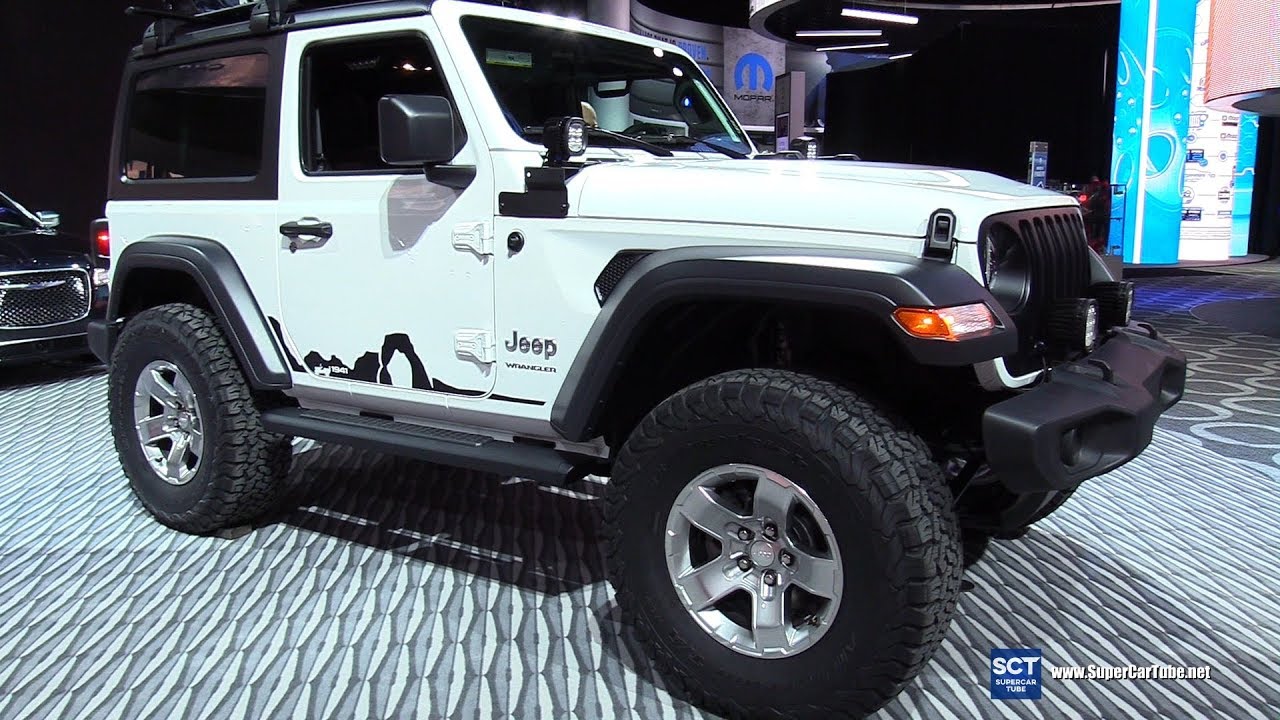 2018 Jeep Wrangler Sport Mopar Modified - Exterior Interior Walkaround - 2018 Detroit Auto Show