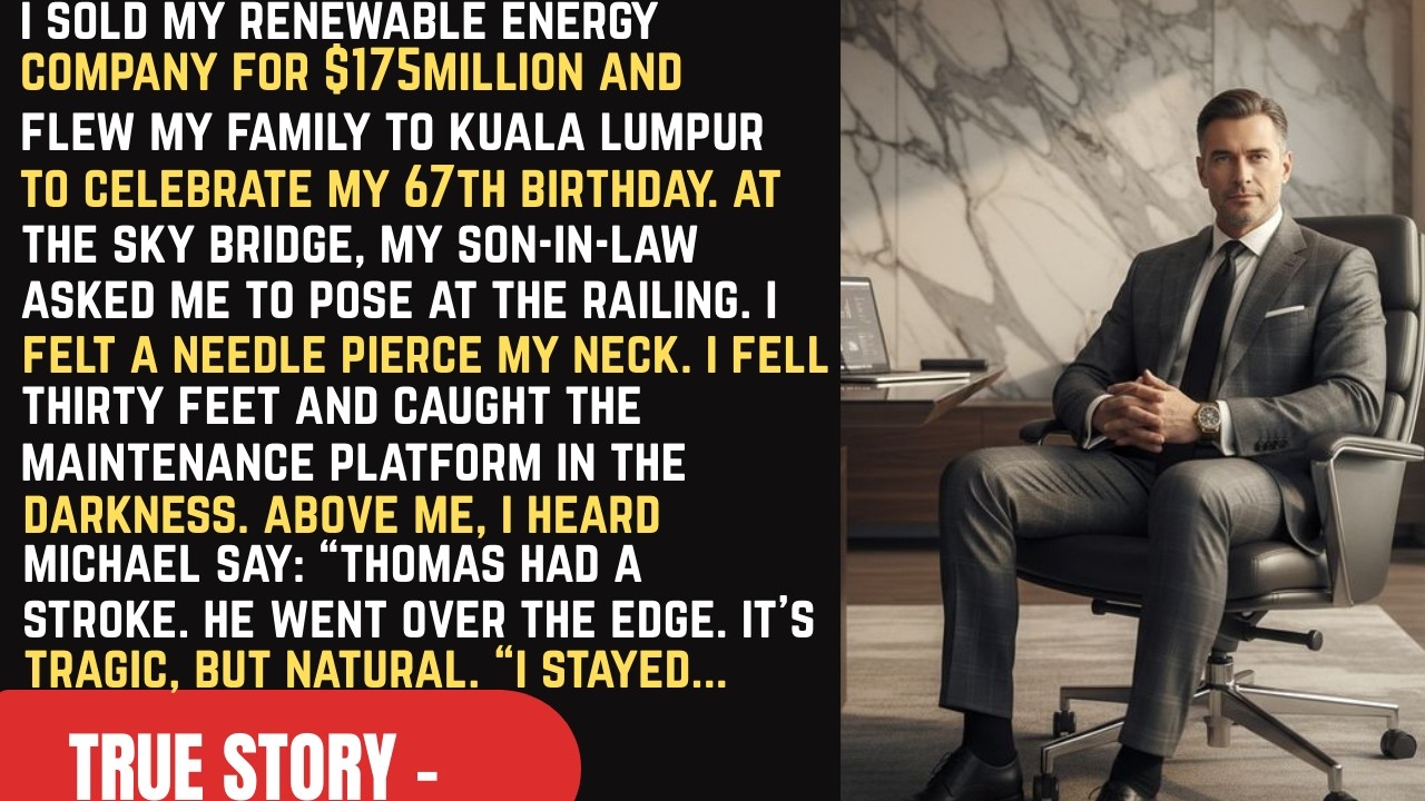 Sold My Energy Company $175M – Son-in-Law Injected Me at Sky Bridge in Malaysia!
