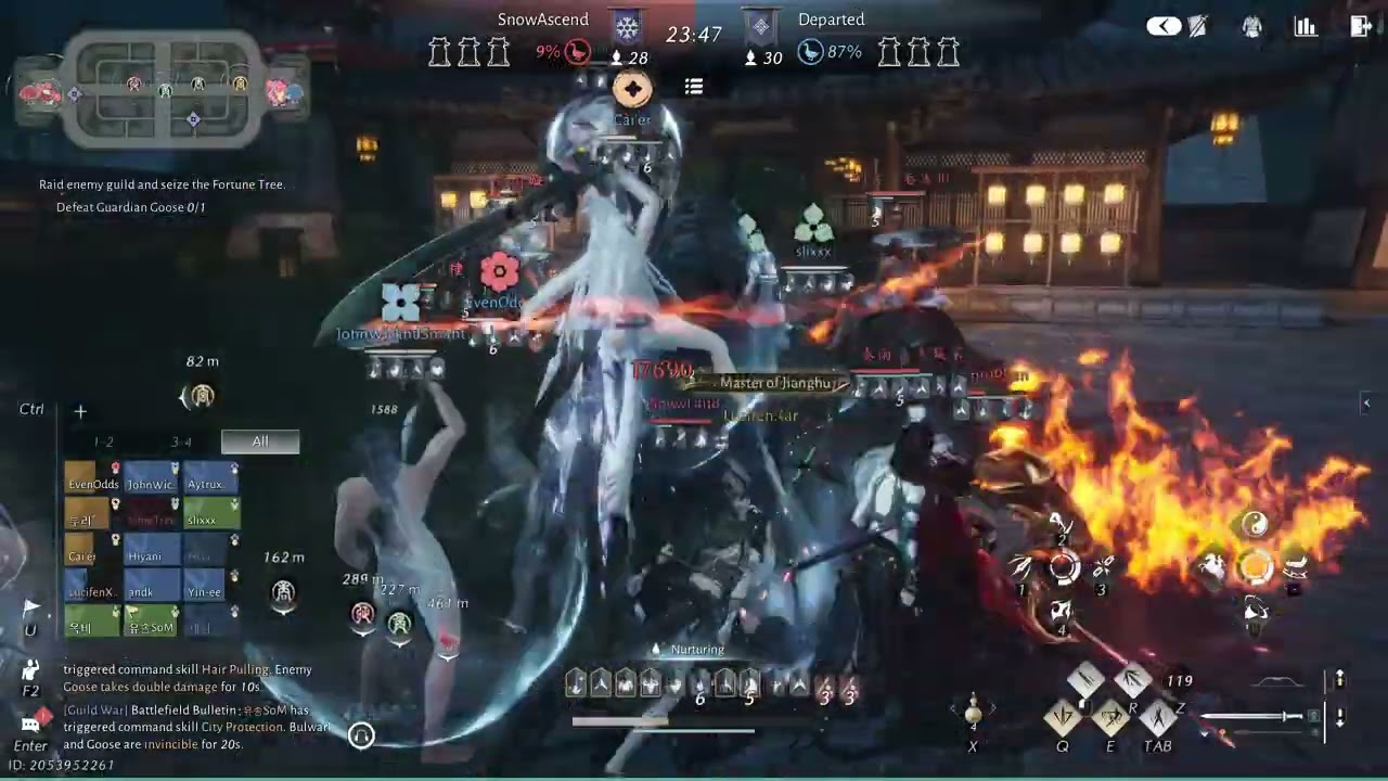 Where Winds Meet GvG Departed vs Snow Ascend