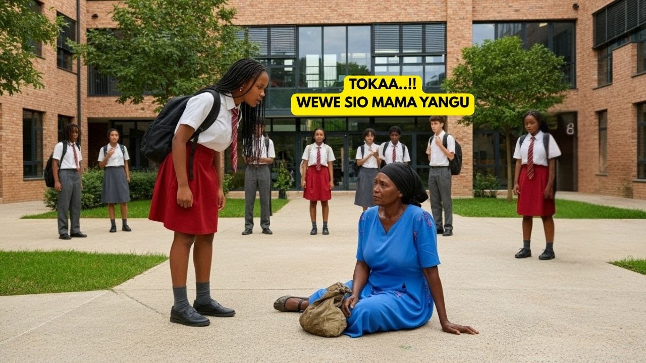 Alimkana Mama Yake Mbele Ya Wanafunzi Wenzake Ili Aasijulikane Ametokea Familia Ya Kimaskini...